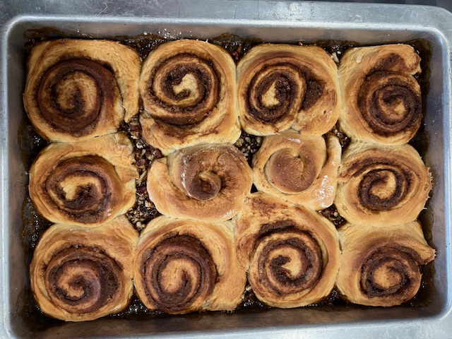 fresh from the oven sticky buns